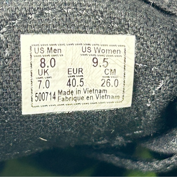 VANS Slytherin Harry Potter Sneakers Shoes 500714 Snake Men’s Size 8 Women’s 9.5 - Picture 2 of 16